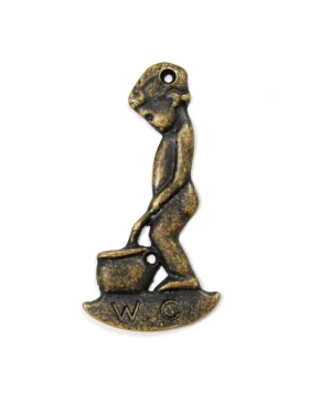 Ένδειξη Σήμανση πόρτας WC Ανδρών σειρά Fimello 116.071 Αντικέ (Image 1)