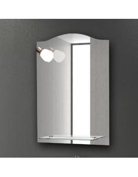 Καθρέπτης μπάνιου Karag με Εταζέρα & Φώς σειρά 30302 (70x50cm)