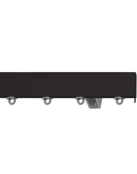 Κουρτινόξυλα Σιδηρόδρομοι Elegant σειρά K61-1011 Μαύρο ματ