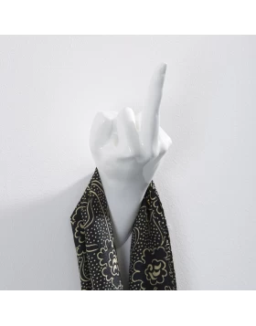 Κρεμάστρα Ρούχων Hupton σειρά Up Yours 2316 σε Λευκό (100% Ρητίνη) (Image 1)