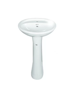 Νιπτήρας με Κολώνα Sanitary σειρά Tondaki 0033 (51x41cm) (Image 1)