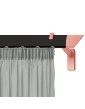 Κουρτινόξυλα Σιδηρόδρομοι Elegant K64-10101 Μαύρο ματ/Χαλκός (Image 1)