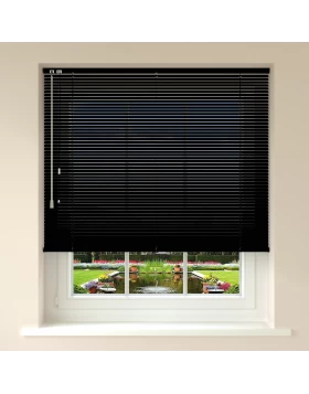Στόρια Παραθύρων Μεταλλικά 25mm Prive σειρά Μαύρο 7422 (Image 1)
