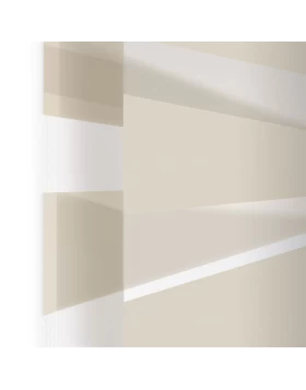 Διπλά Ρόλλερ Ελεγχόμενης Σκίασης Μπεζ Γκρι Dimout 15.10.2 (Image 1)