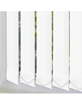 Περσίδες Παραθύρων 12.9cm Luxury 51571 Άσπρο Ημισυσκότισης (Άφλεκτο)
