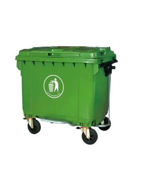 Κάδοι Σκουπιδιών με Ρόδες 660Lt σειρά 8800660P (126x76x123cm) (Image 1)