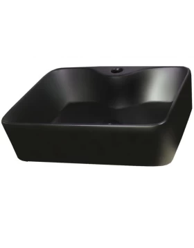 Νιπτήρας Μαύρος Επικαθήμενος Dolce σειρά 38-8025 (48x37cm) (Image 1)