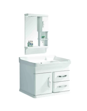 Έπιπλο Μπάνιου με Καθρέφτη & Νιπτήρα σειρά 0088 σε Λευκό (60x47cm) (Image 1)