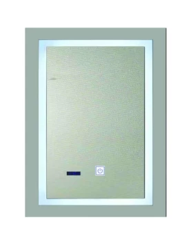 Καθρέπτης μπάνιου Finello 50-1780 (60x80cm) Led Τεχνολογία Touch & Ρολόι
