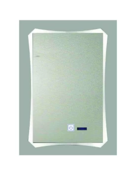 Καθρέπτης μπάνιου Finello 50-2080 (60x80cm) Led Τεχνολογία Touch & Ρολόι 