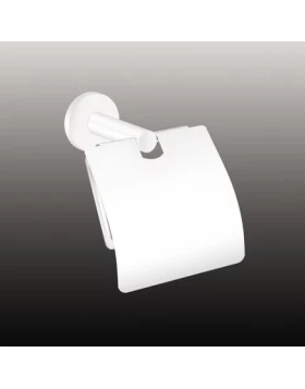 Χαρτοθήκες Μπάνιου Sanco με Καπάκι Twist M101-14317 Λευκό ματ