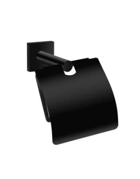 Χαρτοθήκες Μπάνιου Sanco με Καπάκι Tempo M116-14017 Μαύρο ματ (Image 1)