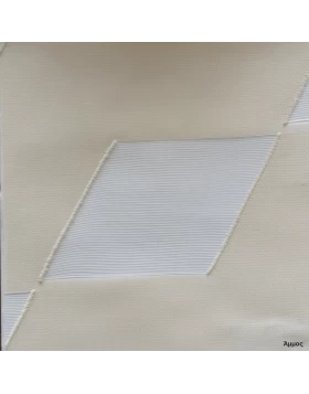 Διπλά Ρόλλερ Ελεγχόμενης Σκίασης 3D σειρά Cube σε Μπεζ (Image 1)