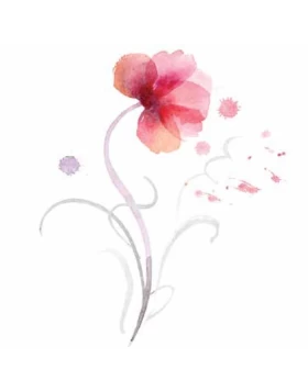 Ρόλερ σκίασης με Floral Σχέδια σειρά Λουλούδια E195