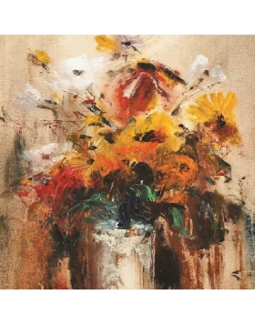 Ρόλερ σκίασης με Floral Σχέδια σειρά Λουλούδια E205 (Image 1)