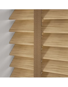 Ξύλινα Στόρια Magino 50mm με Καφέ Τιράντες σειρά L92918 Honey (Image 1)