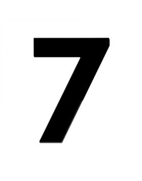 Αριθμοί Κατοικιών Αυτοκόλλητοι Νούμερο 7 σειρά 0932 σε Μαύρο ματ