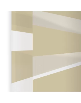 Διπλά Ρόλλερ Ελεγχόμενης Σκίασης Luxury Μπεζ Χρυσό σειρά 36679 (Image 1)