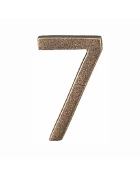 Αριθμοί Κατοικιών Παραδοσιακοί Νούμερο 7 σειρά 0460 σε Αντικέ (4x5.5cm) (Image 1)