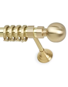 Κουρτινόξυλα Anartisi Φ.35 σειρά Liberty 694159 Χρυσό Σατινέ (Μονό ή Διπλό) (Image 1)