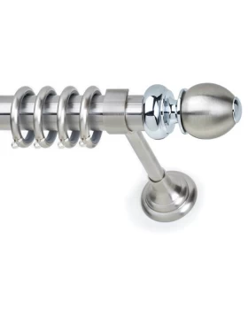 Κουρτινόξυλα Anartisi Φ.35 σειρά Spazio 667896 σε Νίκελ Σατινέ(Μονό ή Διπλό) (Image 1)