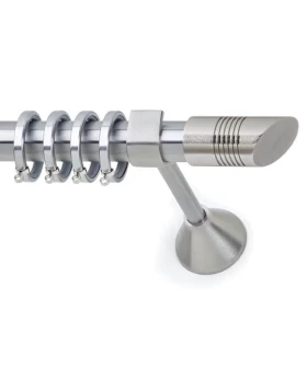 Κουρτινόξυλα Anartisi Φ.25 σειρά Blue 32918 Νίκελ Σατινέ (Image 1)