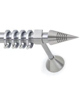 Κουρτινόξυλα Anartisi Φ.25 σειρά Grey 42718 Νίκελ Σατινέ (Image 1)