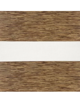 Διπλά Ρόλλερ Ελεγχόμενης Σκίασης σειρά Καφέ Μπεζ ZS227 (Image 1)