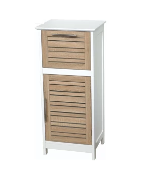 Έπιπλο Mdf/Βελανιδιά με 1 Συρτάρι και 1 Ντουλάπι με 1 Ράφι σειρά 9939 (Image 1)