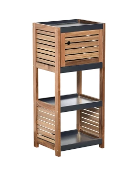 Έπιπλο με 1 Ντουλαπάκι και 2 Ράφια Αποθήκευσης Mdf σειρά 9934 (Image 1)