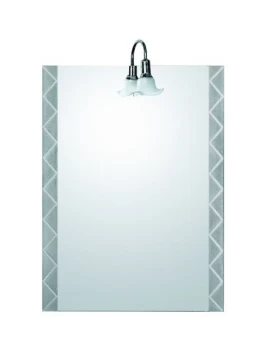 Καθρέπτης μπάνιου με Γκρι Περίγραμμα σειρά 15-8006 (60x80cm)