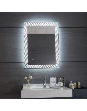 Καθρέπτης Φωτιζόμενος με Led Touch σειρά 77-0113 (60x80cm) (Image 1)