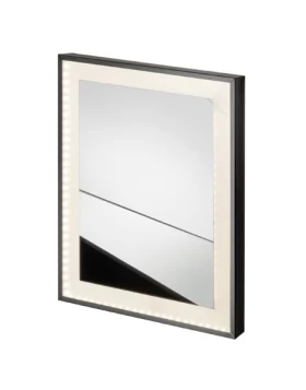 Καθρέπτης Ανοξείδωτος με Μαύρο Ματ πλαίσιο Karag Led Light Frame (Σε 25 Διαστάσεις)