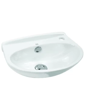 Νιπτήρας Κρεμαστός Bel Body Svobo σειρά 17-7613 Λευκό (36.3x23.4cm) (Image 1)