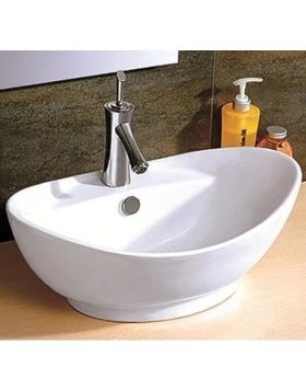 Νιπτήρας Επικαθήμενος Bel-Kayak σειρά 17-4840 Λευκό (59x39cm) (Image 1)