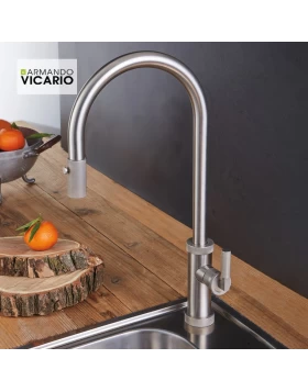 Μπαταρία Kουζίνας Armando Vicario Urban 400702-110 Inox Σατινέ Ματ (Ύψος 46.8cm) (Image 1)