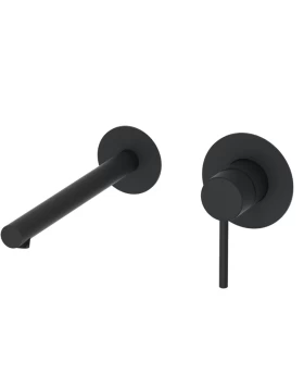 Μπαταρία Νιπτήρος Εντοιχισμού Eurorama Tonda 145904-400 Μαύρο Ματ (Image 1)