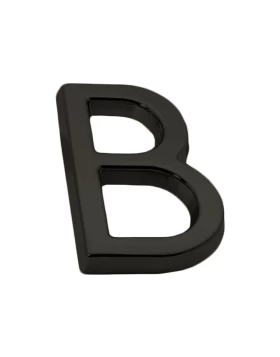 Γράμματα Κατοικιών Γράμμα B σε Μαύρο ματ
