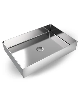 Νιπτήρας Επικαθήμενος Voss Aldo PVD V1255-110 Inox Brushed (55x38cm) (Image 1)