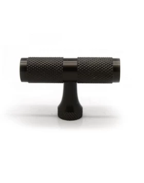 Πόμολα Επίπλων Κανελάζ EcoLine σειρά 06487 Μαύρο Ματ (Μήκος 5cm) (Image 1)