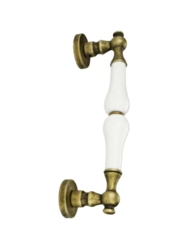 Λαβή Εξώπορτας Πορσελάνης σειρά 05218 Αντικέ Ματ (Μήκος 26.4cm) (Image 1)