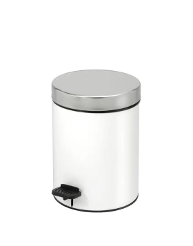 Χαρτοδοχείο 3Lt Pam σειρά 03-601 Λευκό Χρωμέ (18x25cm)  (Image 1)