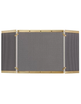 Τρίφυλλη Μεταλλική κάλυψη τζακιού Ζωγομετάλ 0576 Όρο Ματ (Image 1)