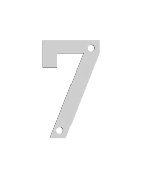 Αριθμοί Κατοικιών Νούμερο 7 σειρά 123L σε Ανοξείδωτο ματ (9cm)
