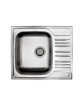 Νεροχύτης Ανοξείδωτος Fortinox Valley 25150-110 (58x51) Satin Λείο (Image 1)