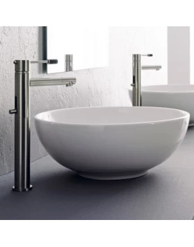 Νιπτήρας Επικαθήμενος Scarabeo Sfera 8009-300 Λευκό (Φ.39.5cm) (Image 1)