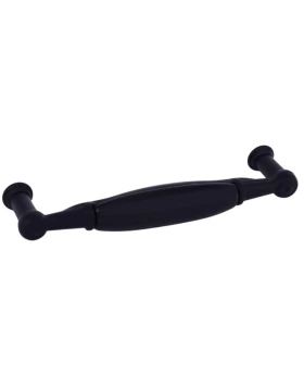 Λαβές Επίπλων Πορσελάνης Convex 0489 Μαύρο Ματ Μαύρο (Μήκος 14.3cm) (Image 1)