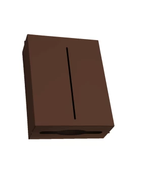 Χαρτοπετσετοθήκη μπάνιου Top Line 122-943 σε Βέγκε ματ (Image 1)