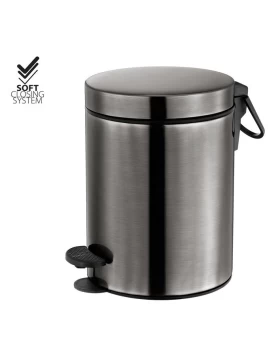 Χαρτοδοχεία 5lt Μπάνιου Sanco σειρά 90680-AB23 σε Gun Metal Brushed (Image 1)