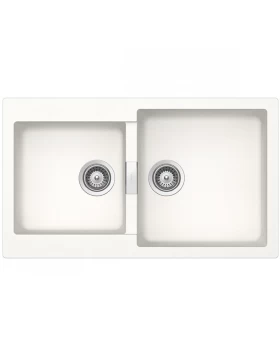 Νεροχύτες Schock Cristalite Manhattan 30290-1301 Superwhite (86x50cm) (Image 1)